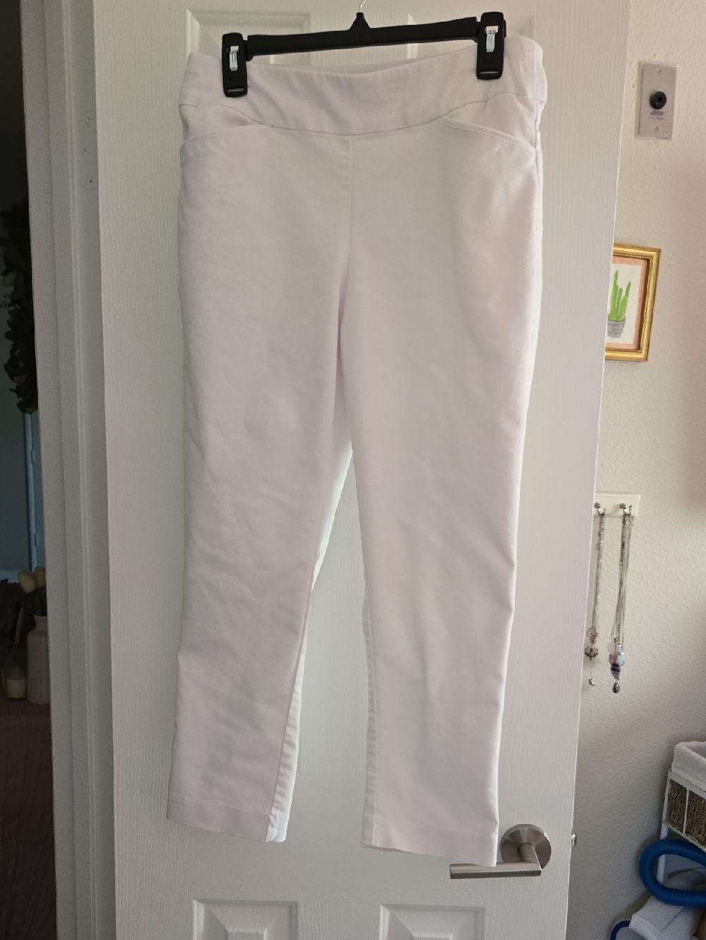 croft & barrow Pull On Cropped Ankle Pants-10 Petite